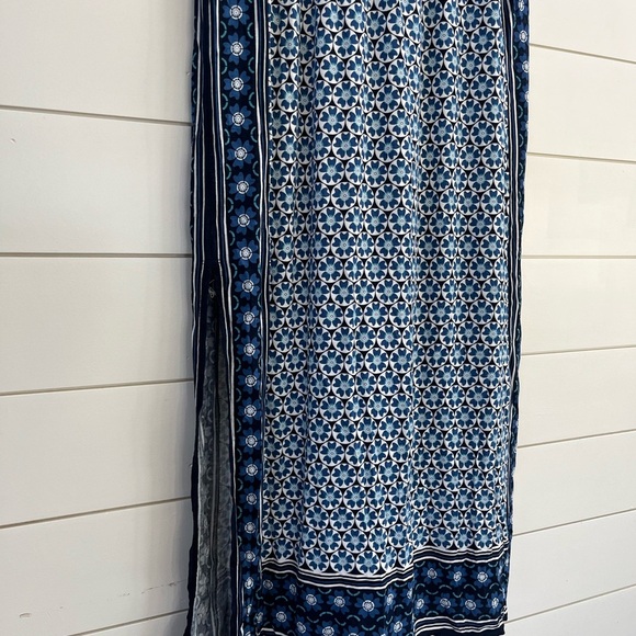 Max Edition Black and Blue Casual Maxi Skirt - Picture 4 of 6